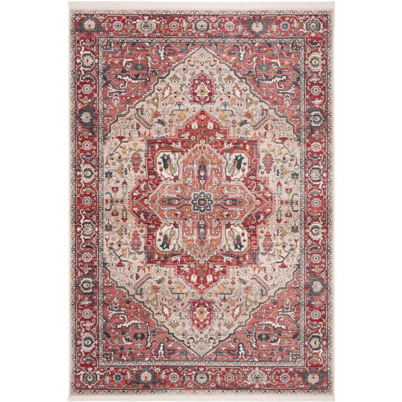 Vintage Persian VTP479 Power Loomed Indoor Accent Rug - Red/Ivory - 3'x5' - Safavieh