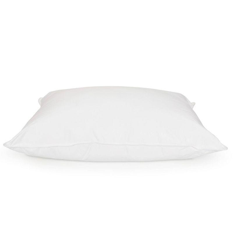 Queen White Hypoallergenic Polyester Down Alternative Pillow Set