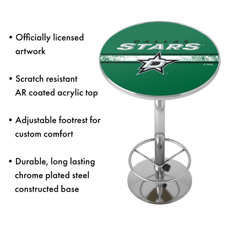 Trademark Global NHL Round Metal Base Dining Table
