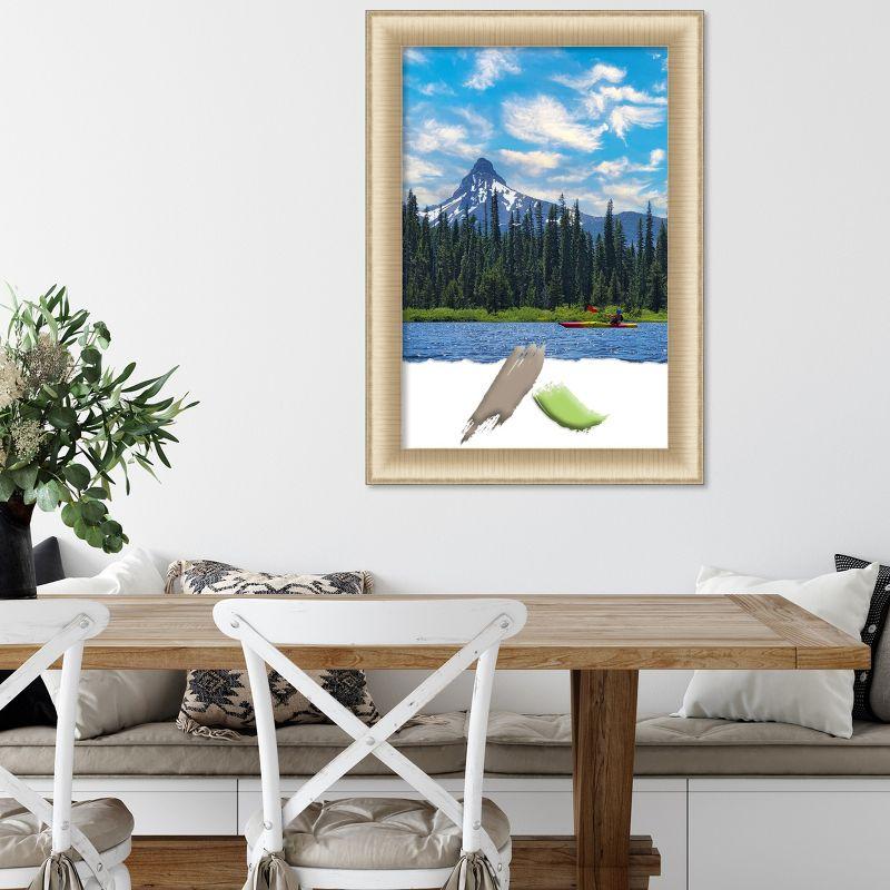 Amanti Art Elegant Brushed Honey Picture Frame Opening Size 20x30 in.