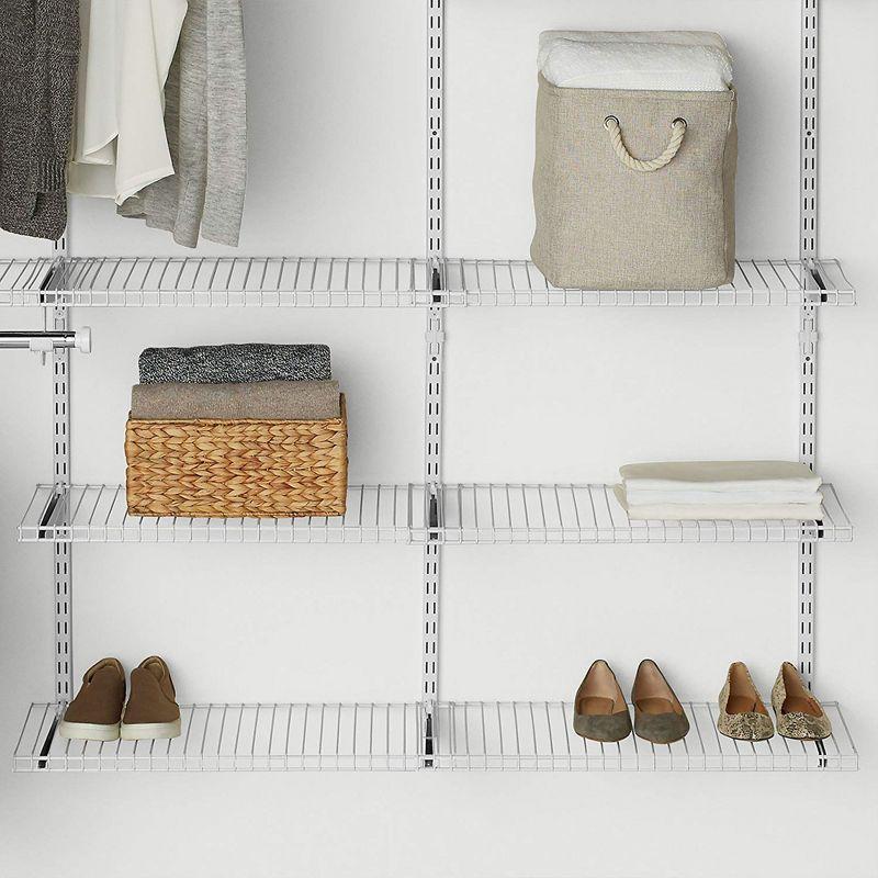 Rubbermaid Rubbermaid FG3H9100WHT Configurations Accessories 26-Inch Shelving Kit, White