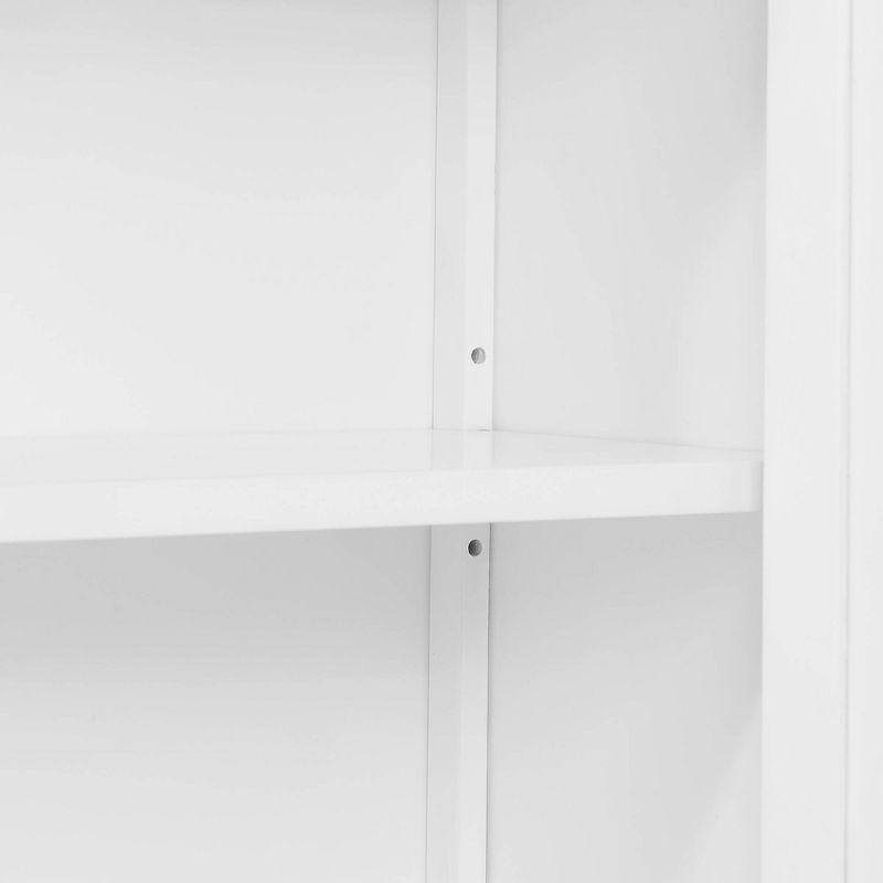 Dover Deluxe Storage Cabinet with Shelving White - Alaterre Furniture