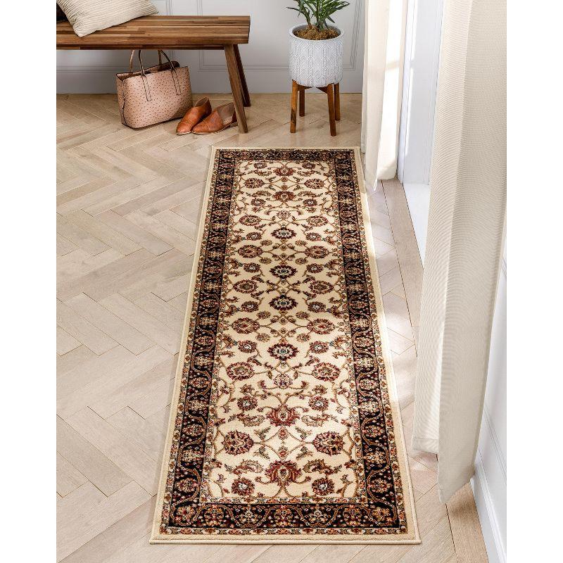 Noble Sarouk Persian Floral Oriental Formal Traditional Area Rug