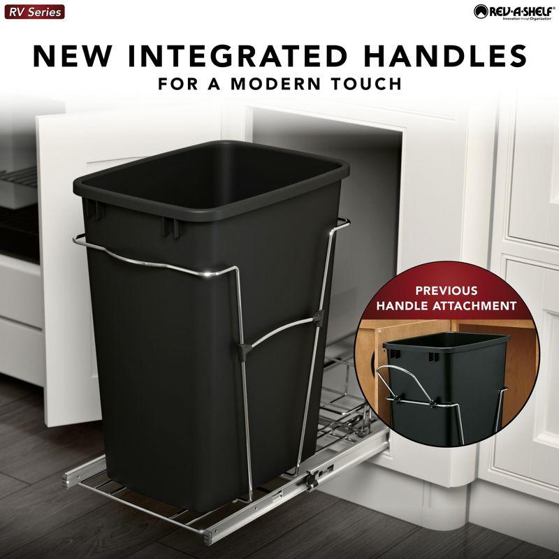 Rev-A-Shelf Rev-A-Shelf Double Pull Out Trash Can 35 Qt for Kitchen