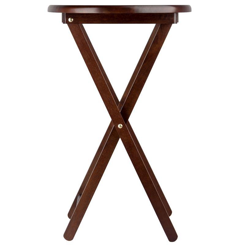 5pc Nathan Snack Table Set In Cappuccino Brown - Winsome