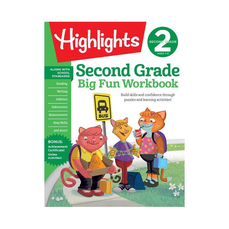 Second Grade Big Fun Workbook -  (Highlights Big Fun Workbooks) (Paperback)