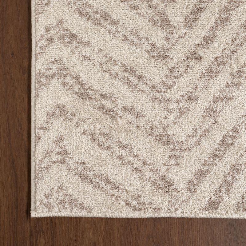 Nuloom Rosanne Transitional Striped Indoor Area Rug, 4' x 6', Beige