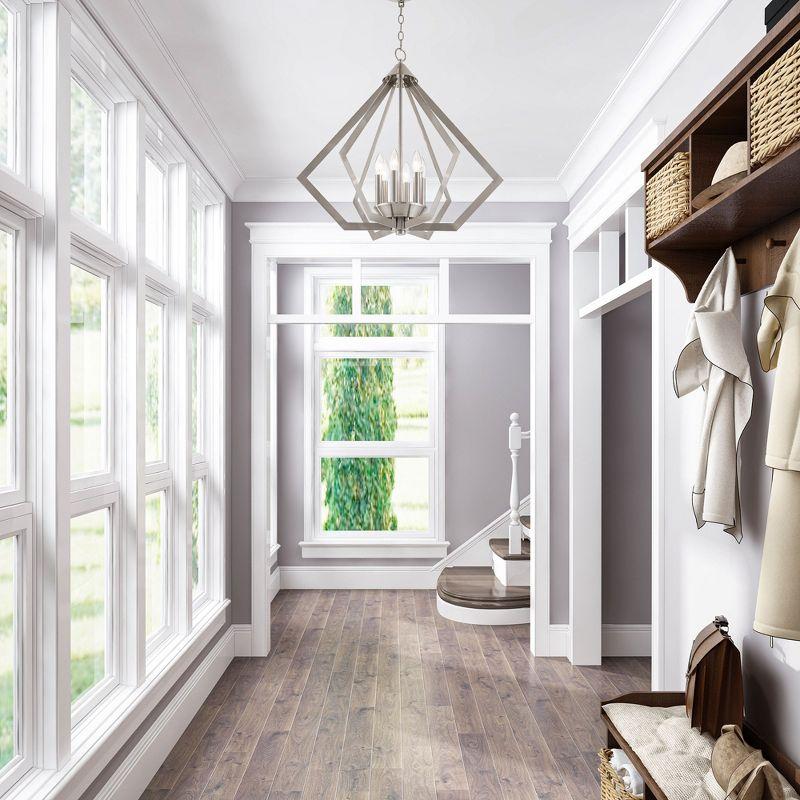 Livex Lighting Prism 6 - Light Chandelier in  Brushed Nickel