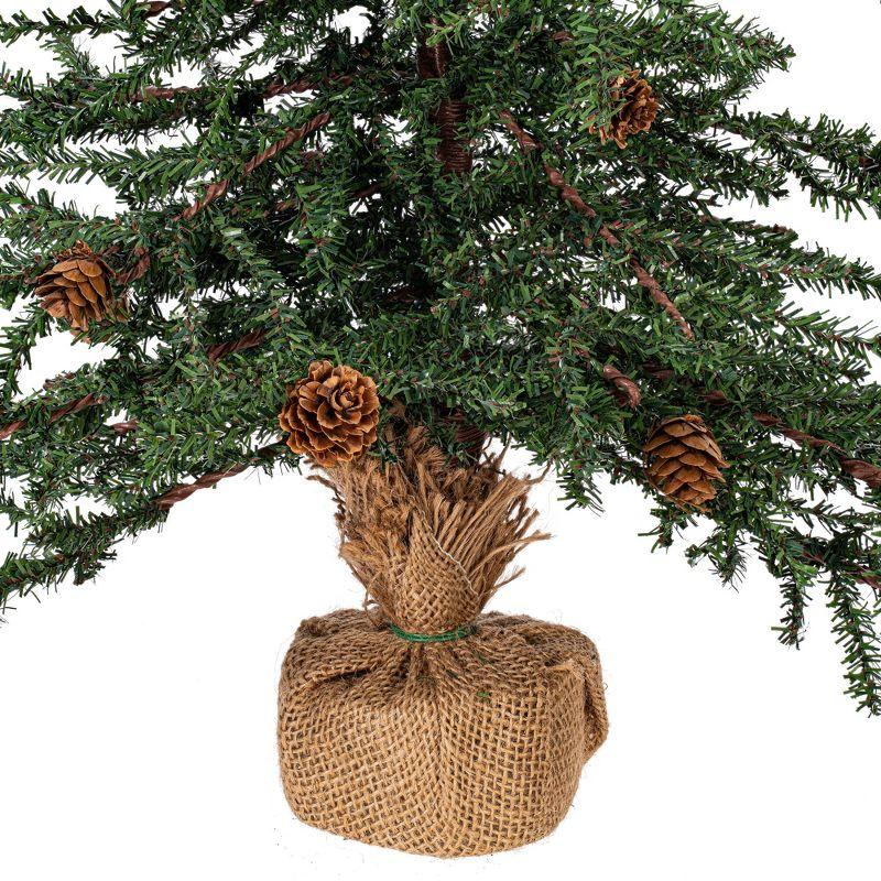 Vickerman 24" Carmel Pine Artificial Christmas Tree, Unlit