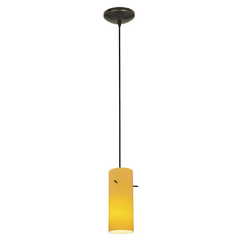 Access Lighting Cylinder 1 - Light Pendant in  Oil Rubbed Bronze