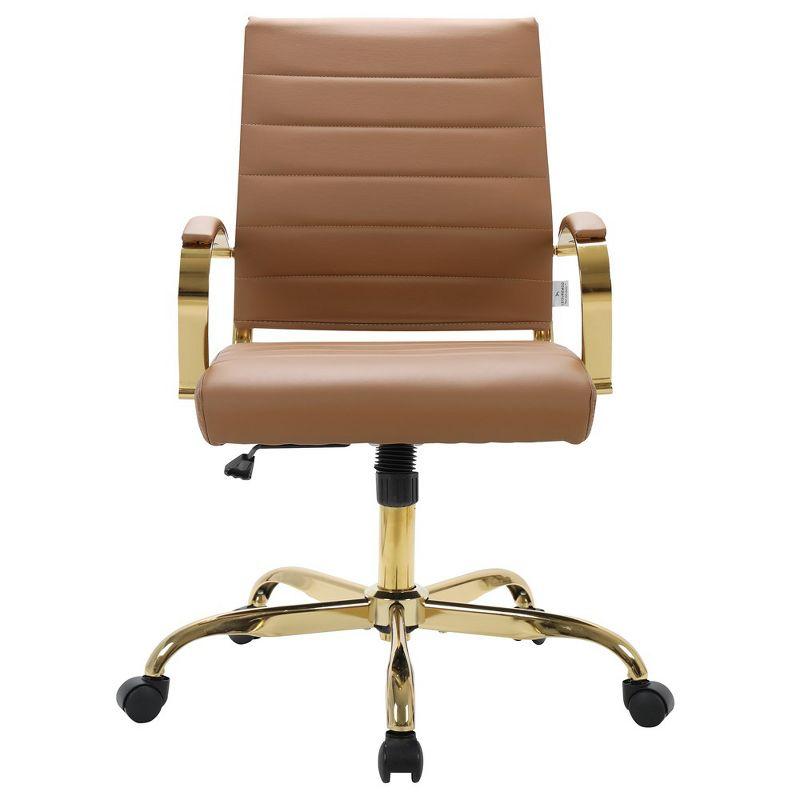 Everly Quinn Naudain Leather Office Conference Chair Modern Executive Meeting Room Chairs