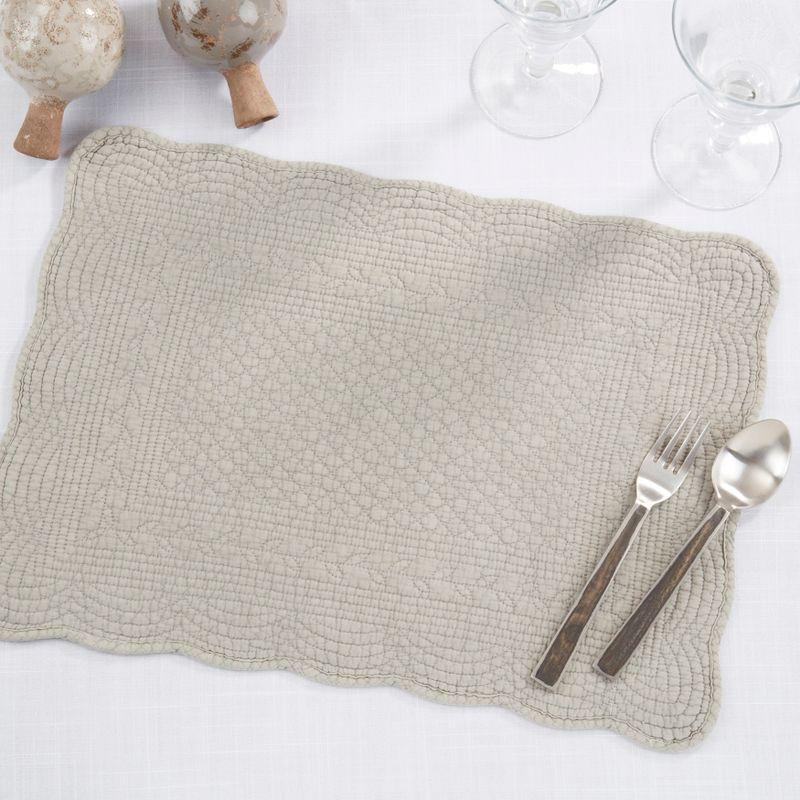 Cotton No Pattern Rectangle Placemat