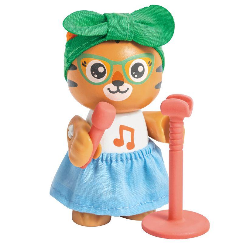 Hape: Milo & Melody Set - 2 Tiger Articulated Toy Figurines,Age 3+