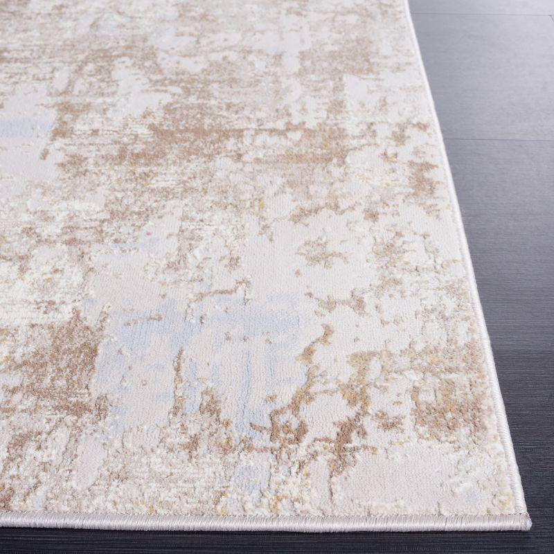 Continental CON112 Power Loomed Indoor Area Rug - Light Beige/Beige - 8'x10' - Safavieh