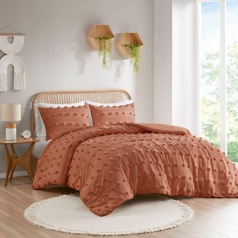 Clip Jacquard Comforter Set