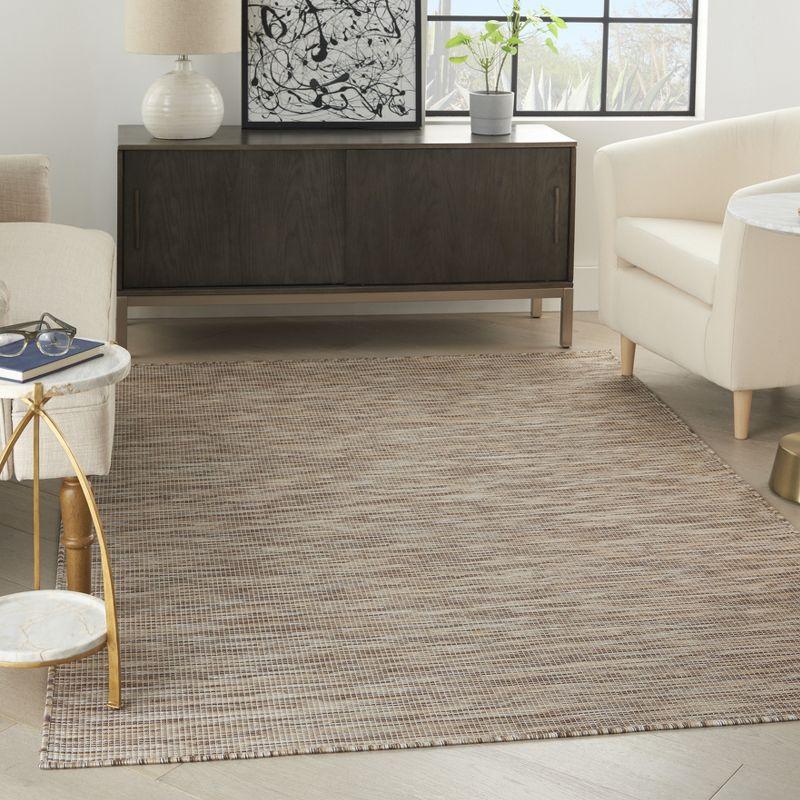 Positano Beige Easy-Care Synthetic 5' x 7' Outdoor Rug