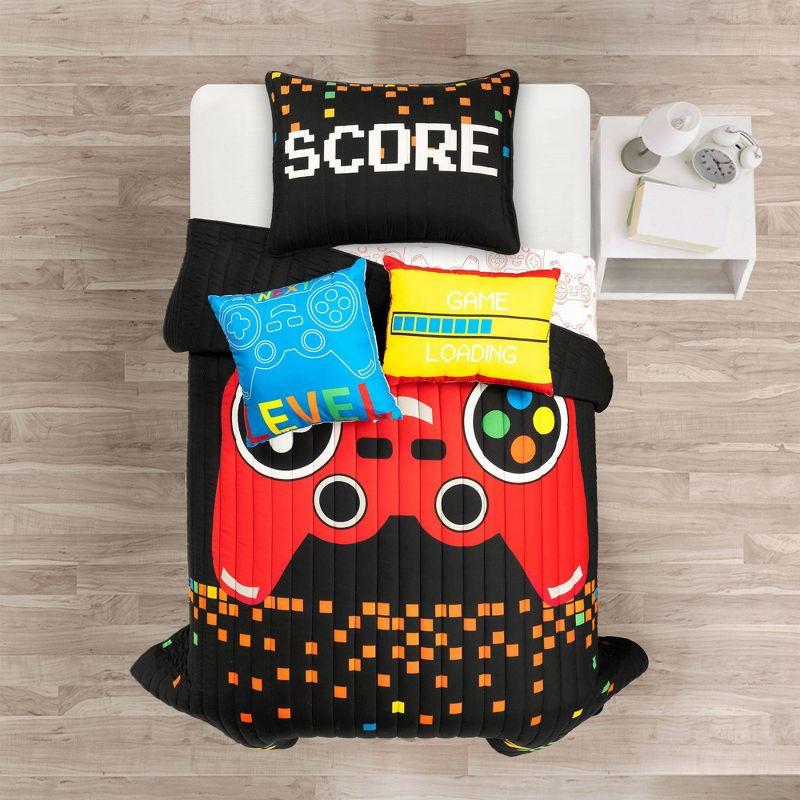 Kids' Video Games Reversible Oversized Quilt Set - Lush Décor