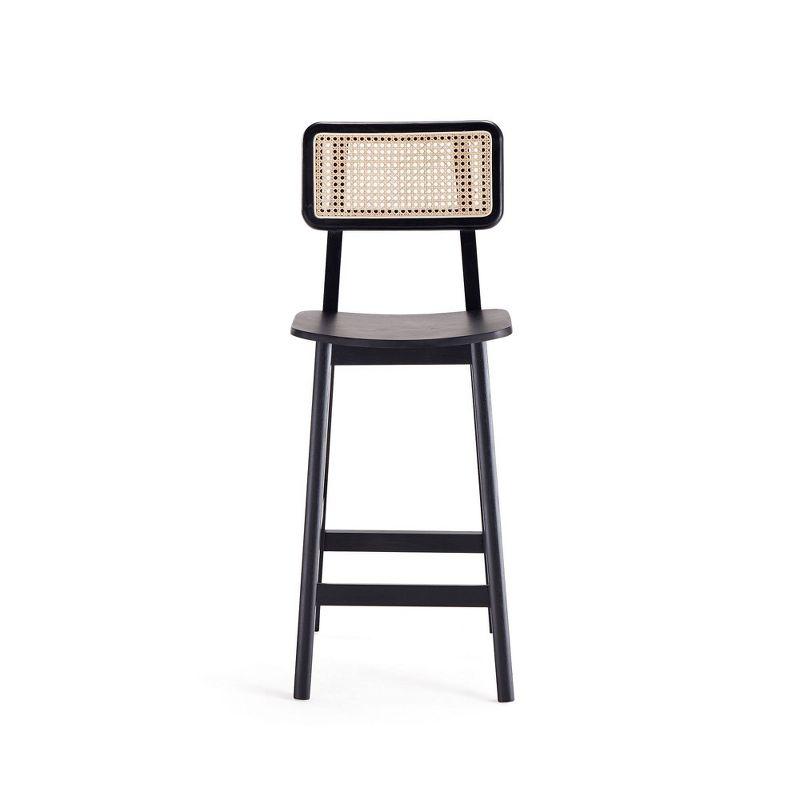 Versailles Wood Counter Height Barstool - Manhattan Comfort