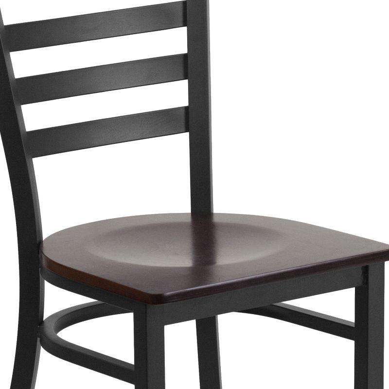 Kendall Ladder Back Metal Restaurant Chair