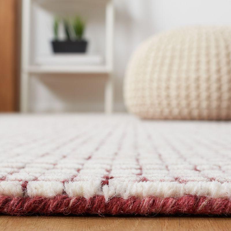 Hand Tufted Wool Checkered Rug