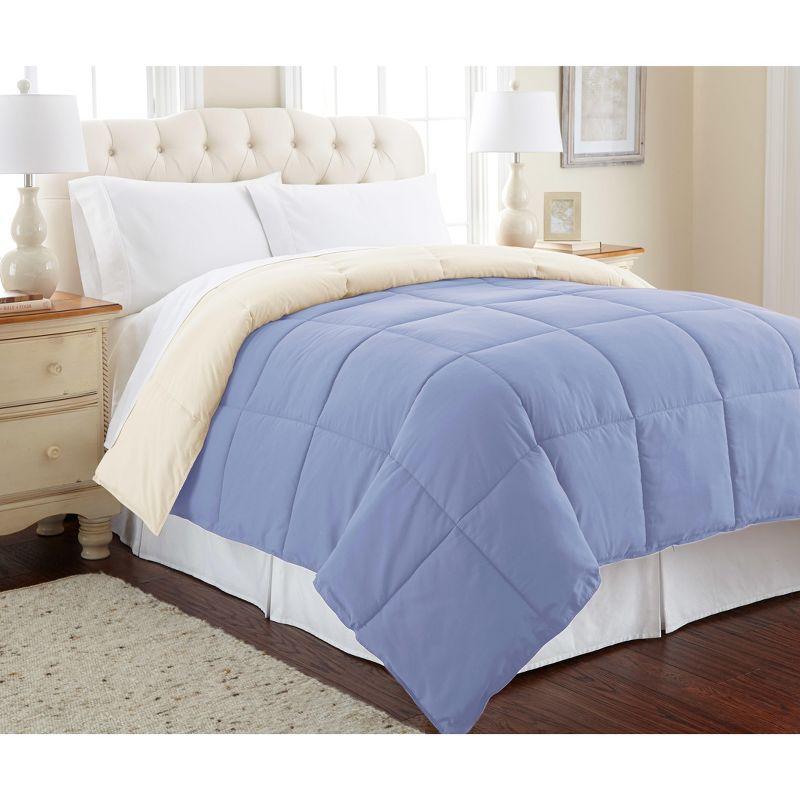 Modern Threads Modern Threads Sanctuary by PCT Down Alternative Microfiber Quilted Reversible Comforter & Duvet Insert - Soft, Comfortable Alternative to Goose Down - Bedding for All Seasons
