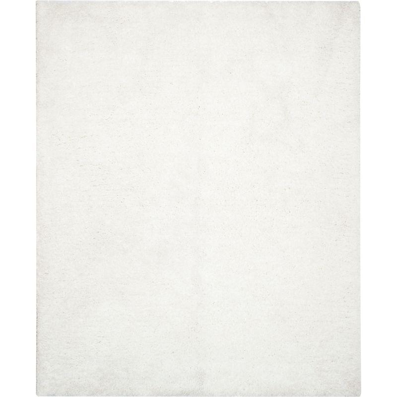 Supreme Shag SGS621 Hand Tufted Indoor Area Rug - Ivory - 8'x10' - Safavieh