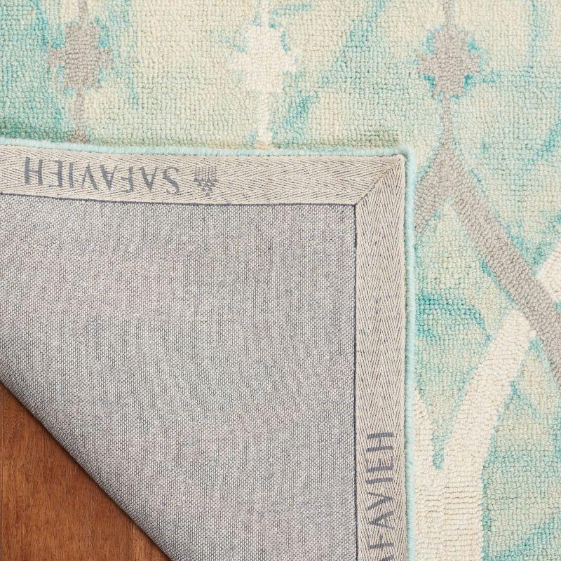 Dip Dye DDY534 Hand Tufted Area Rug - Green/Ivory Grey - 8'x10' - Safavieh.