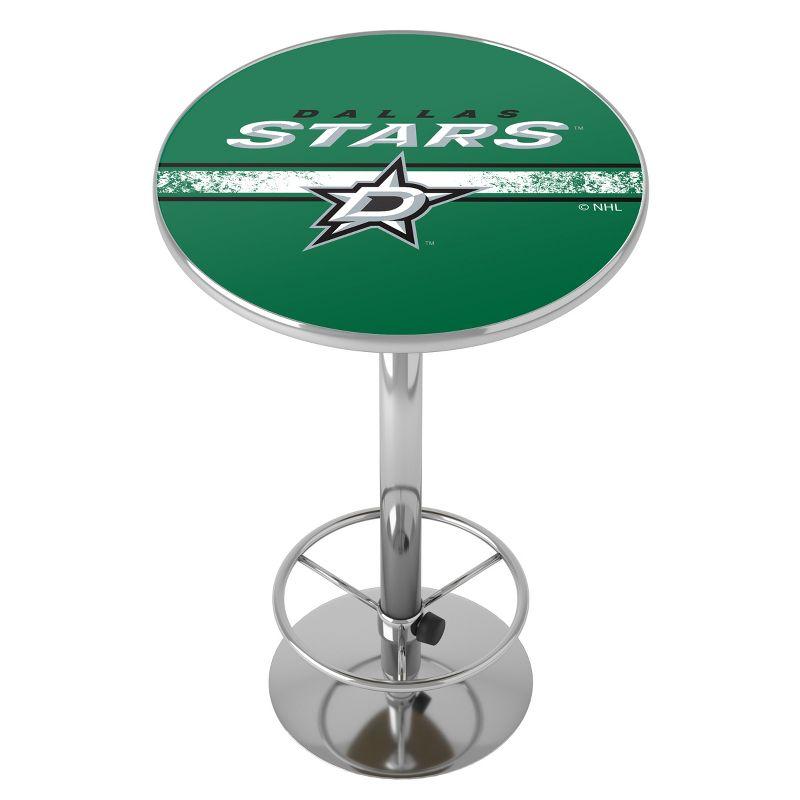 Trademark Global NHL Round Metal Base Dining Table