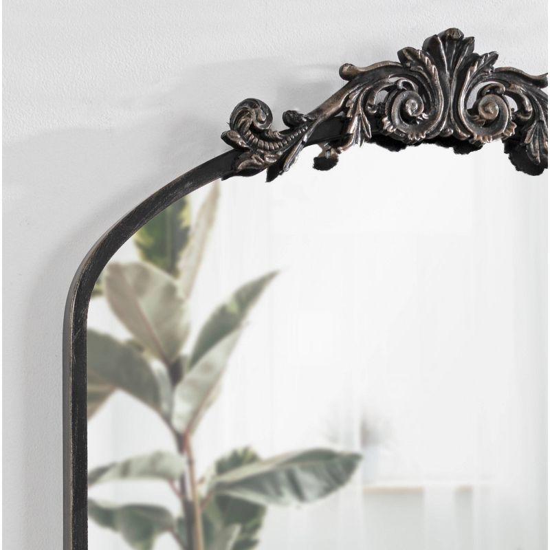 Fleur De Lis Living Anglo Metal Flat Mirror