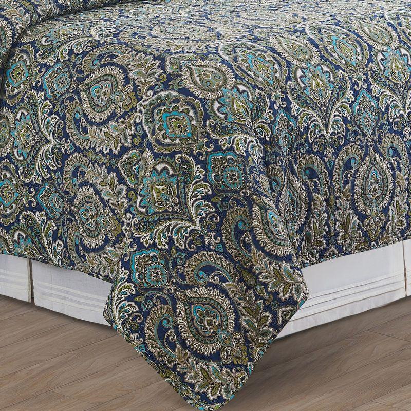 C&F Home Kingstown Damask Cotton Quilt Set  - Reversible and Machine Washable