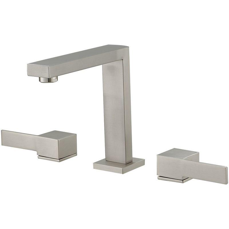 Widespread Single-handle Bathroom Faucet with Drain Assembly