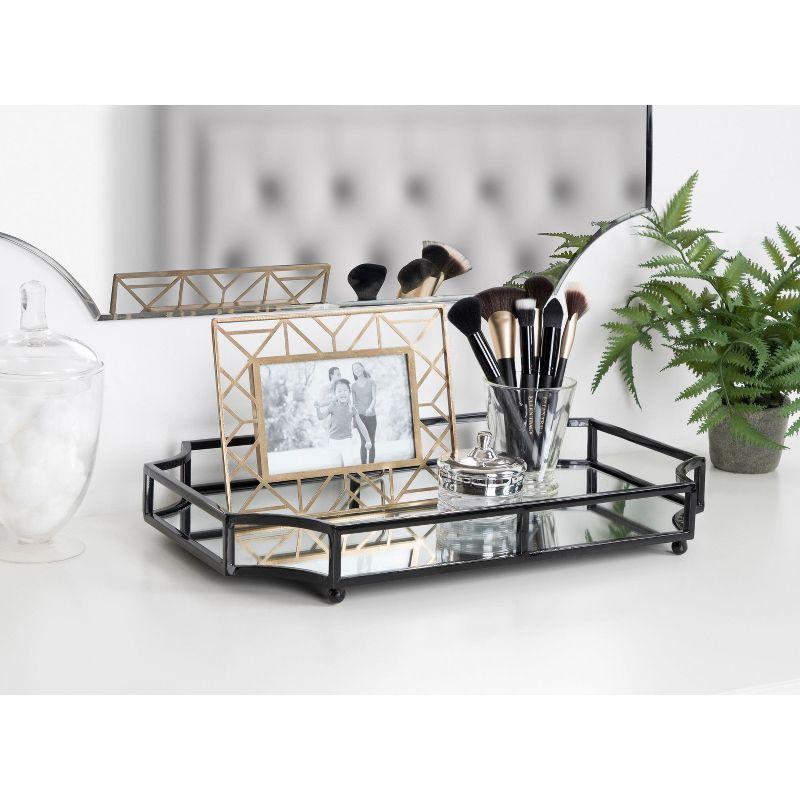 Kate and Laurel Ciel Tray, 12x18, Black