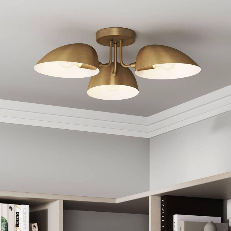 Nathan James Argo Flush Mount Gold