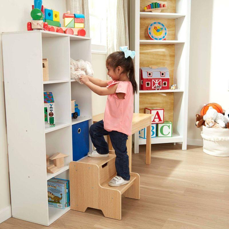 Melissa & Doug Wooden Step Stool - Natural