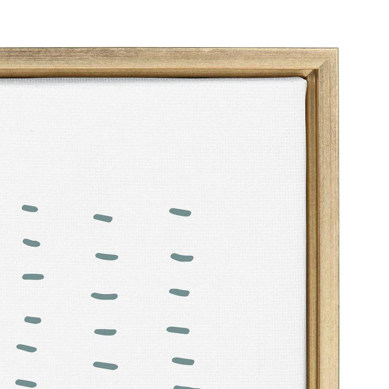 23" x 33" Sylvie Desert Cactus Framed Canvas by Statement Goods - Kate & Laurel All Things Decor