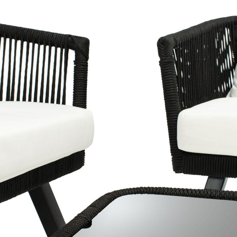 Highland Dunes Oropeza 4 - Person Patio Conversation Sets with Cushions