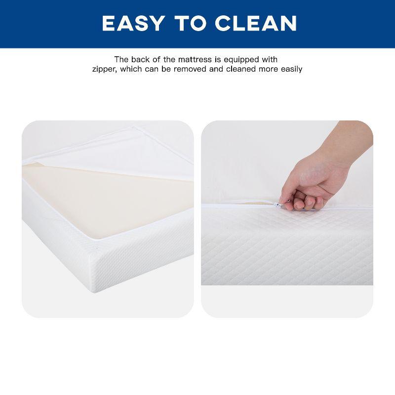 FDW 6 inch Mattress Gel Memory Foam Mattress for Cool Sleep & Pressure Relief/Medium Firm Mattresses CertiPUR-US Certified/Bed-in-a-Box