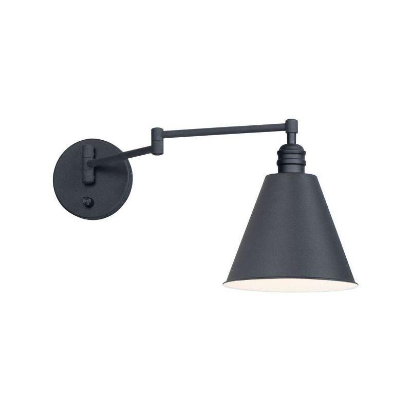 Maxim Lighting Library 1 - Light Swing Arm Lamp in  Black