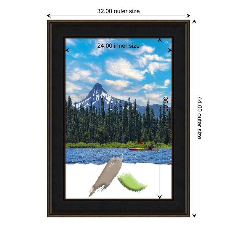 Amanti Art Mezzanine Espresso Wood Picture Frame