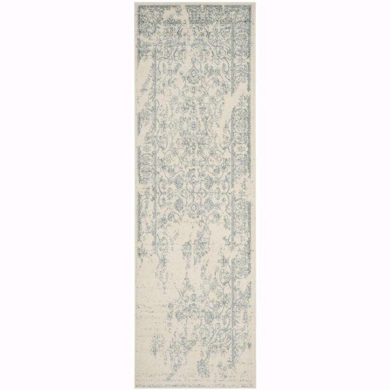 Adirondack Ivory Slate 2'6" x 6' Synthetic Runner Rug