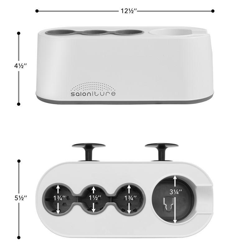 Plastic 4 Compartment Hair Tool Holder