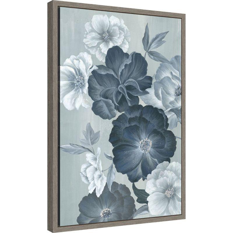 Amanti Art Delicate Blooms II (Flower) by Eva Watts Canvas Wall Art Print Framed 16 x 23-in.