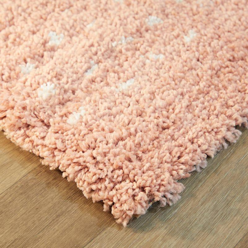 5'3"x7' Kalpana Kids' Rug Pink - Balta Rugs: Geometric, Playroom, Bedroom, High Pile, UV & Stain Resistant