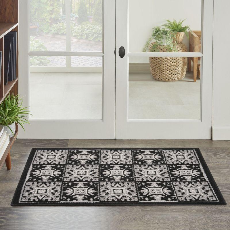 Nourison Aloha Modern Mosaic Outdoor Rug