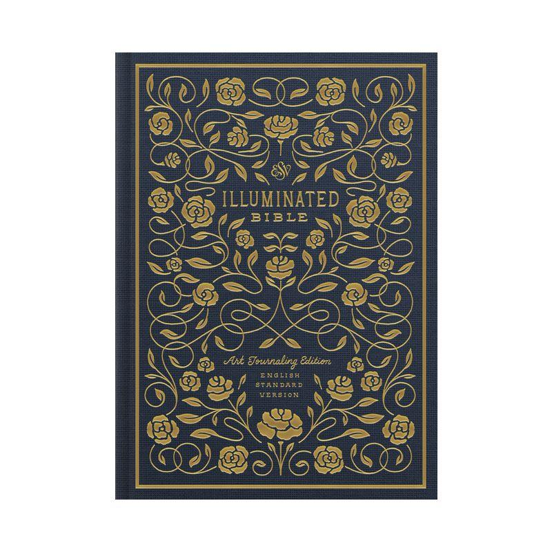 Navy and Gold Hardcover Art Journaling Bible