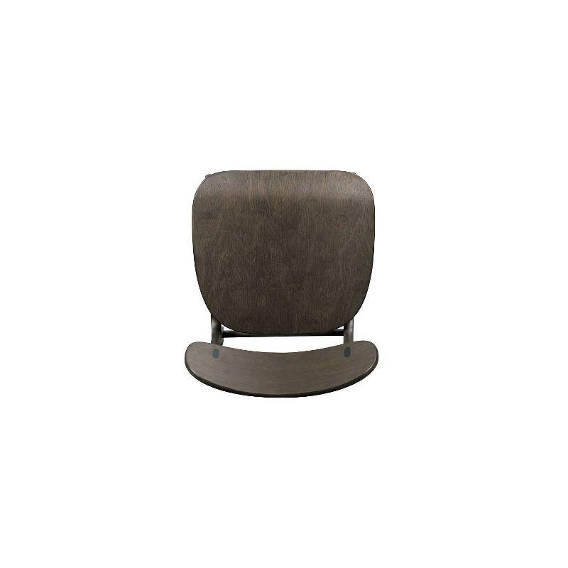 Boraam Solvang Wood Counter Height Barstool Carbonite Finish