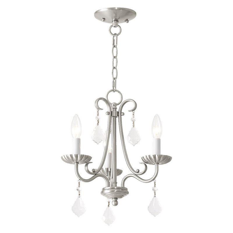 Livex Lighting Callisto 3 - Light Chandelier in  Brushed Nickel