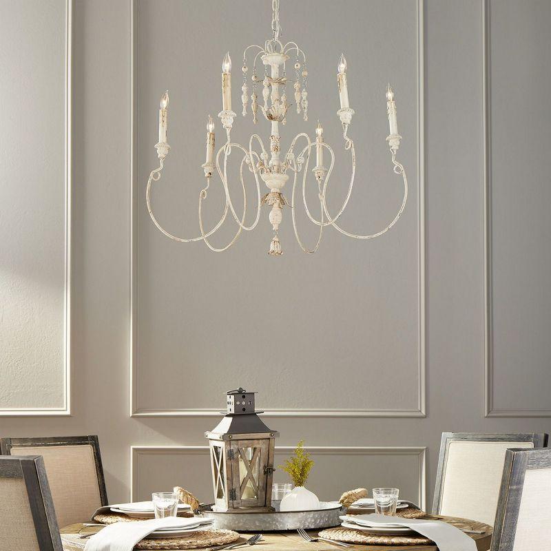 Quorum Lighting Salento 6-Light Persian White Chandelier