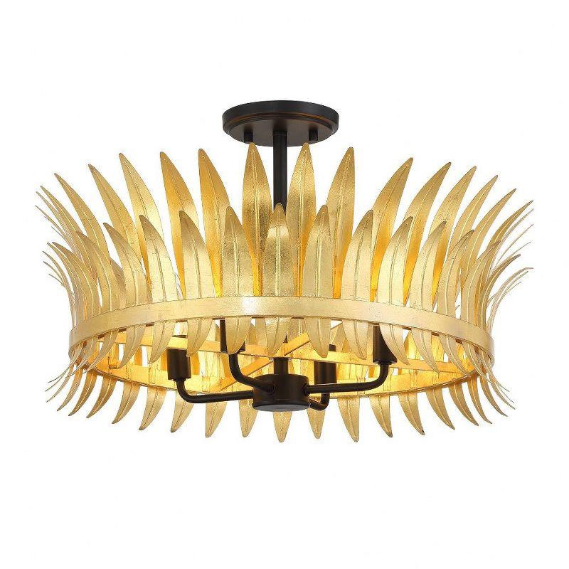 Savoy House Ensley 4 - Light Semi-Flush Mount in  True Gold