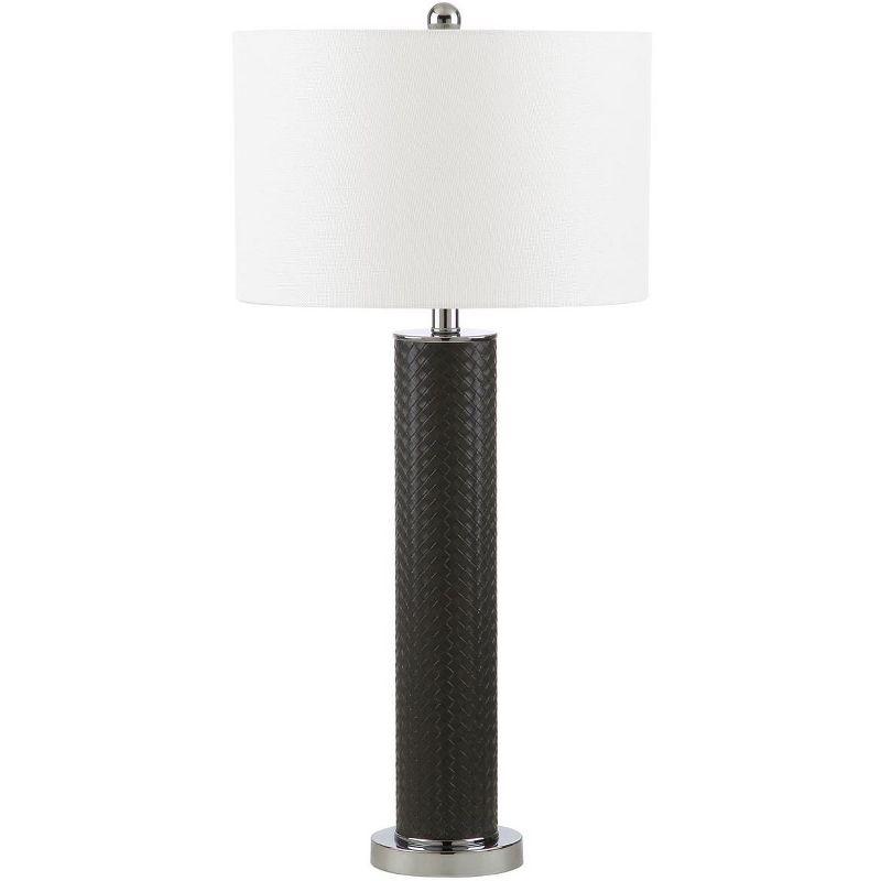 Ollie Table Lamp (Set of 2) - 31.5 Inch Height - LIT4404 - Grey Woven - Safavieh